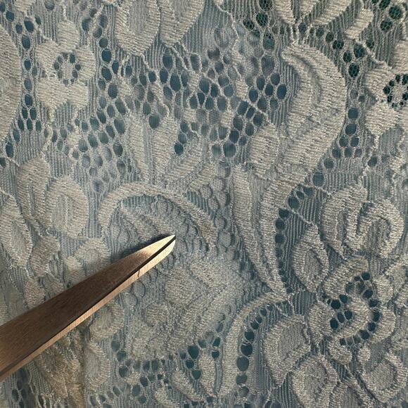 Celavie Lace Formal Gown M Long Maxi Off Shoulder Romantic Embellished Dress USA - Picture 8 of 10